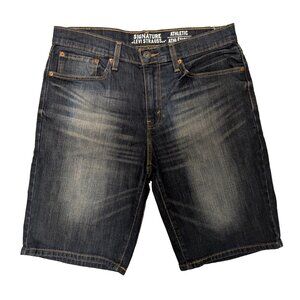 Signature Levi Strauss Levi’s Denim Shorts Men’s W 32 (34) Jeans Relaxed  Fit